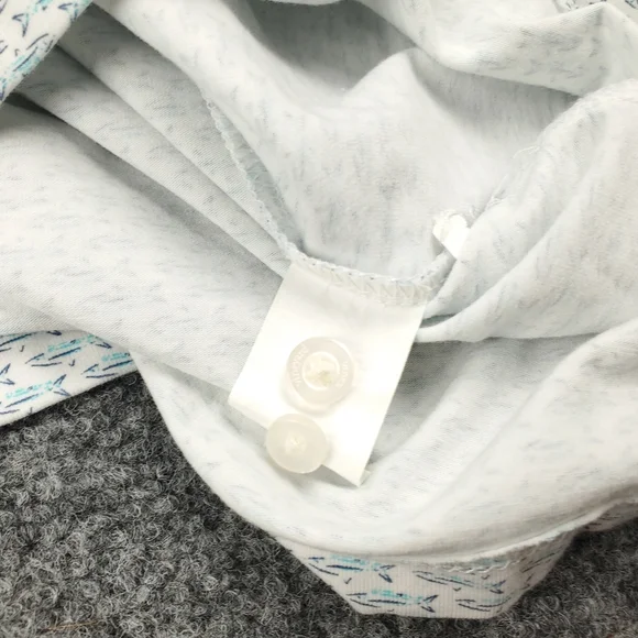 Vineyard Vines Edgartown Polo Shirt Mens XL Fish Print Pima Stretch Performance - Picture 7 of 9